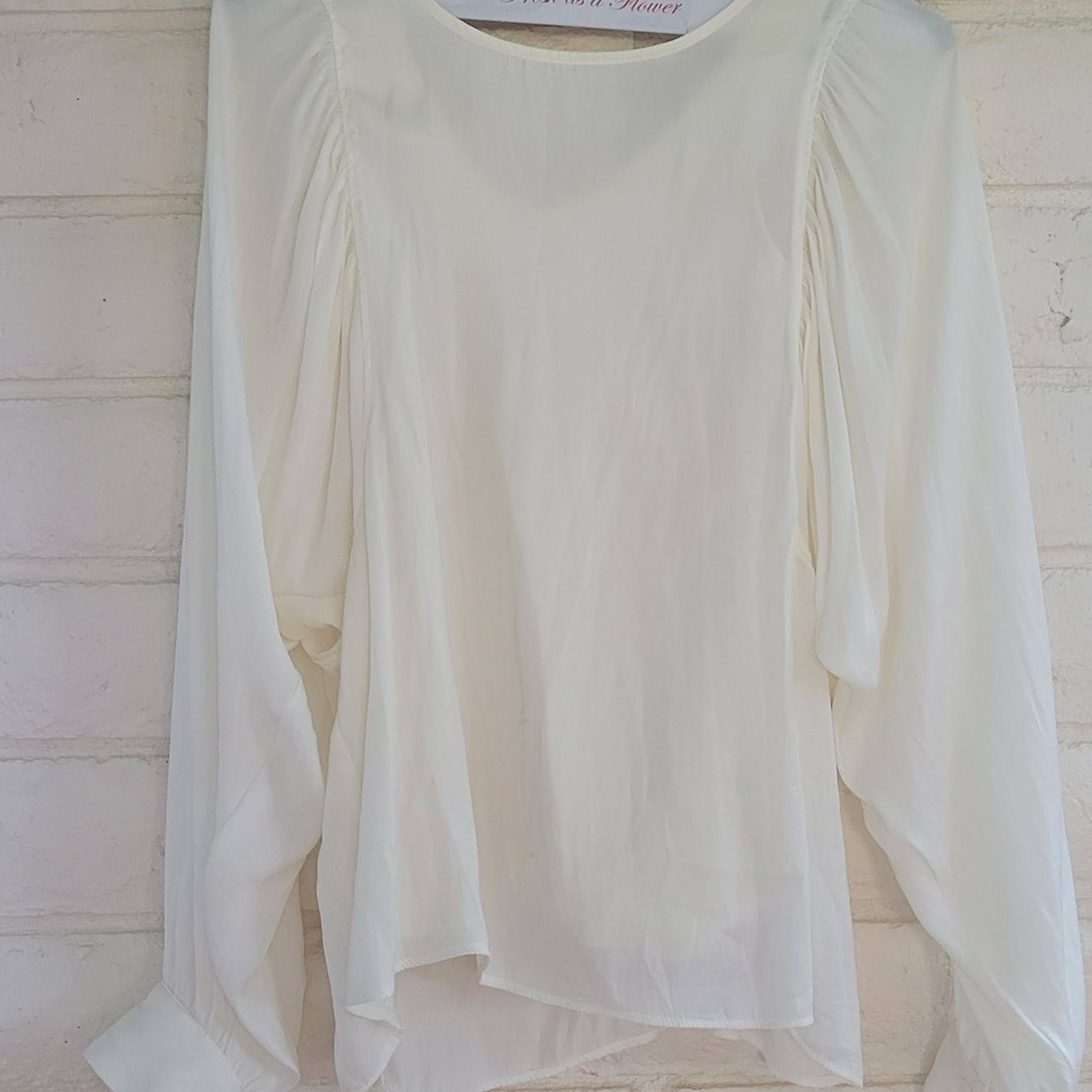 Cream blouse